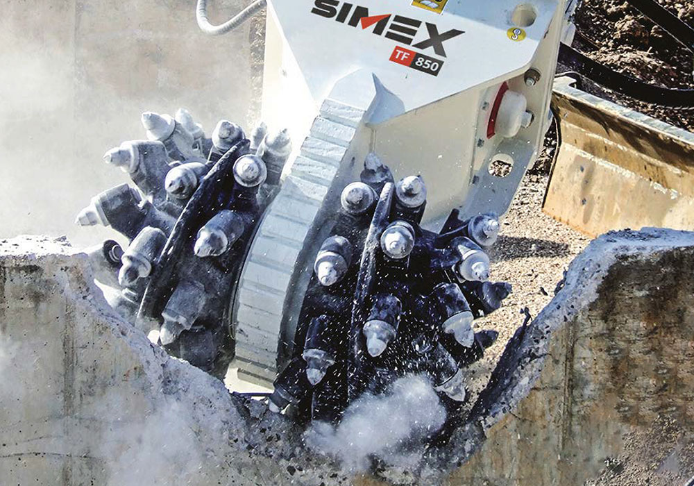 SIMEX Twin Header Rock Grinder