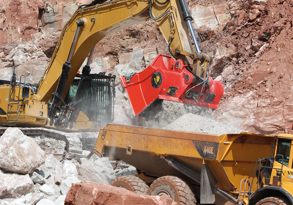 ALLU process materials onsite