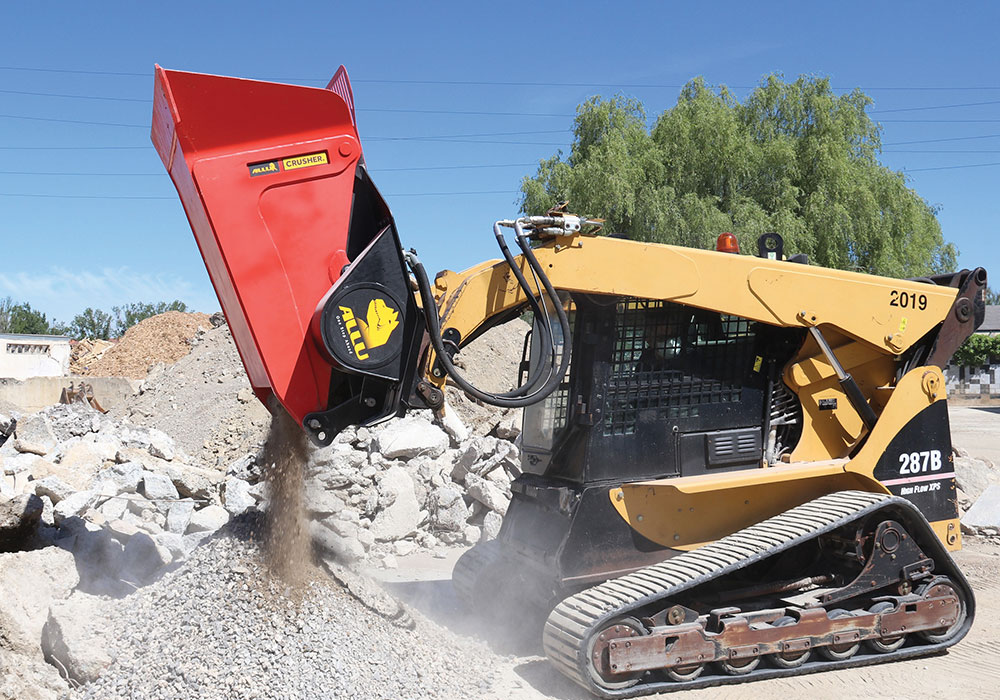 ALLU AC Crusher bucket for skid steers